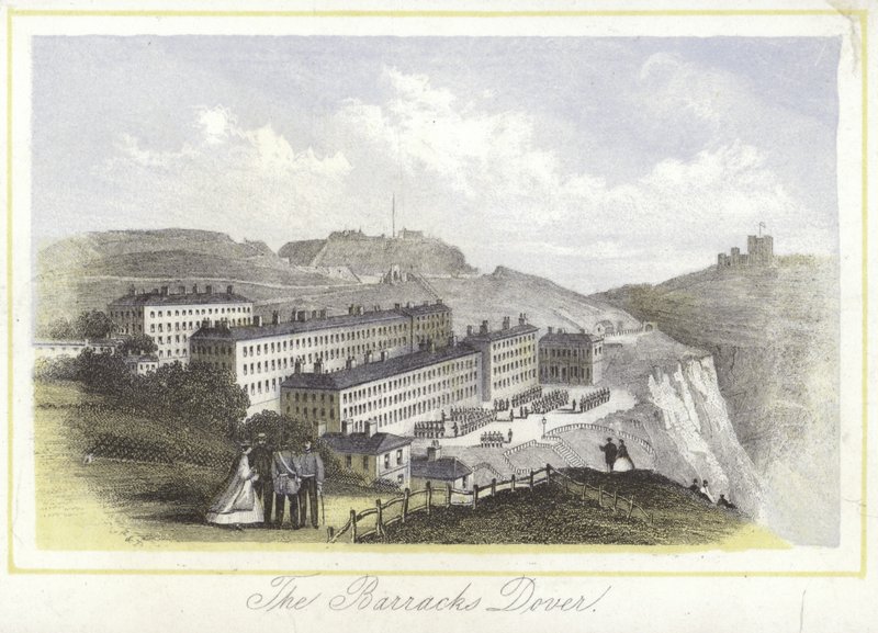 The Barracks in Dover by English School