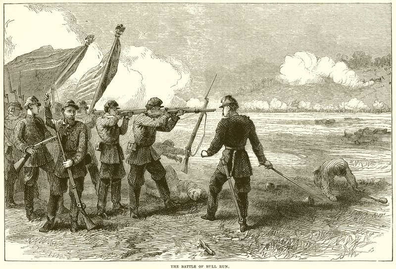 The Battle of Bull Run by English School