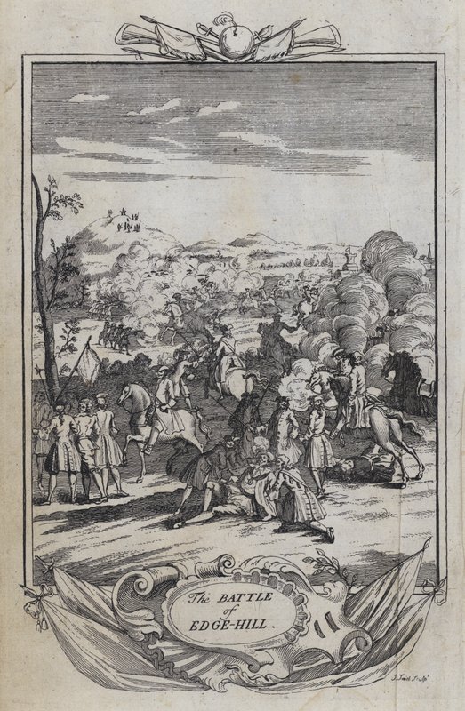 The Battle of Edge Hill by English School