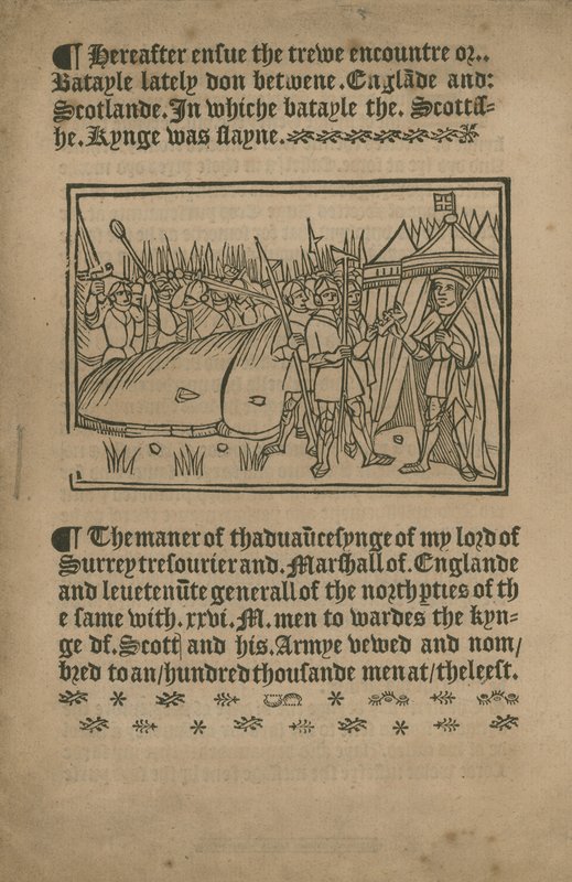 The Battle of Flodden by English School