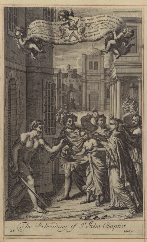 The Beheading of St John Baptist by English School