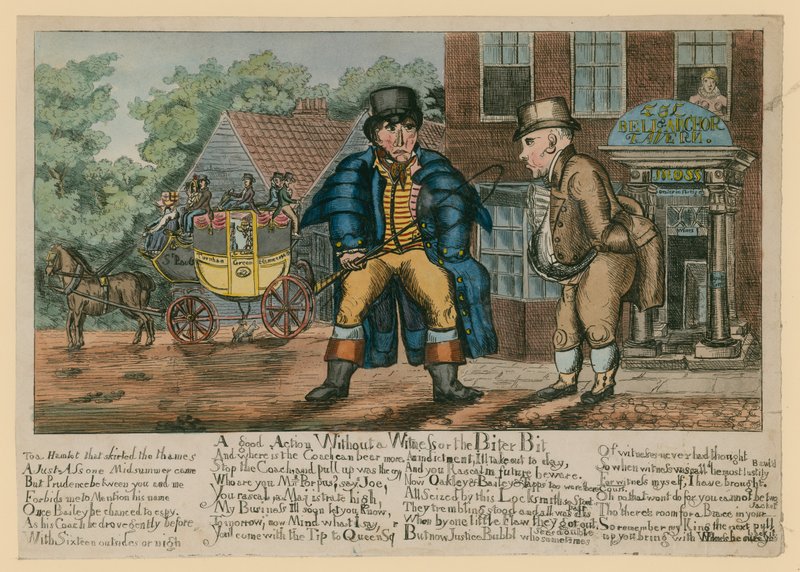 The Bell and Anchor Tavern by English School