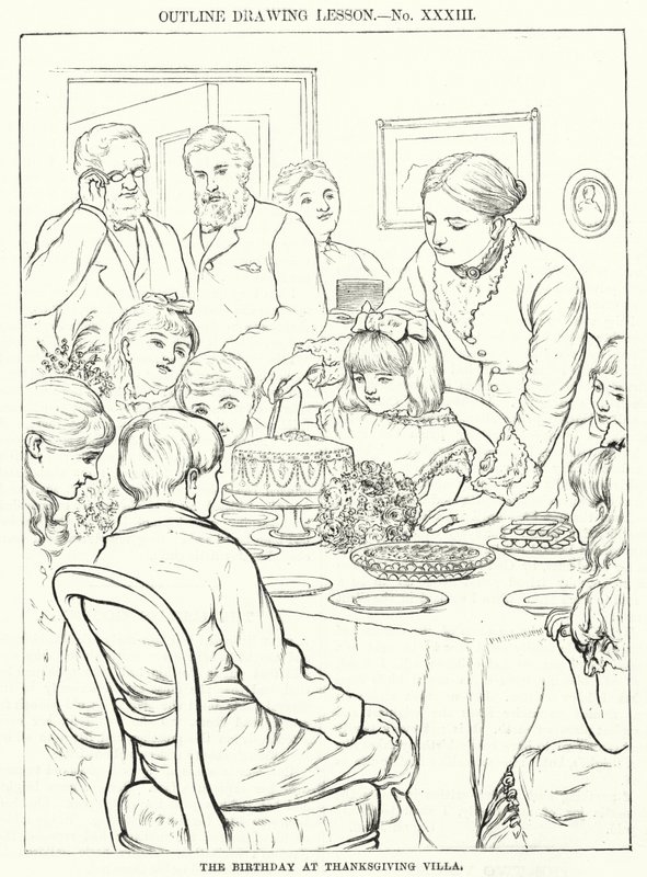 The Birthday at Thanksgiving Villa by English School