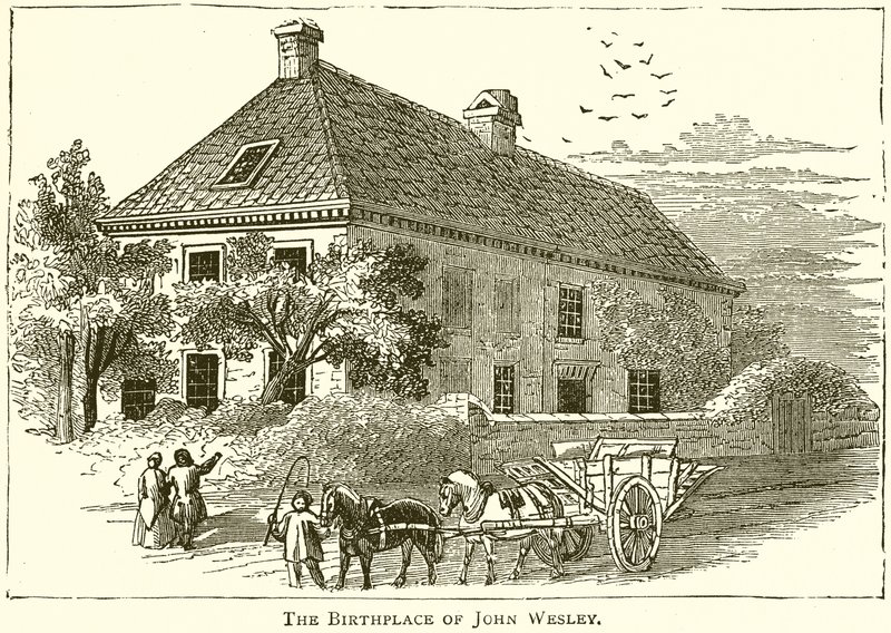 The Birthplace of John Wesley by English School