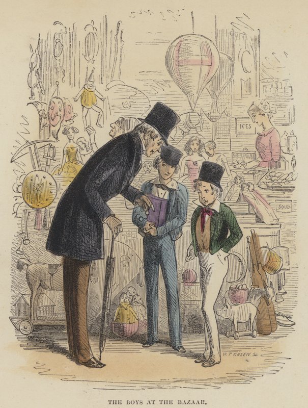 The Boys at the Bazaar by English School