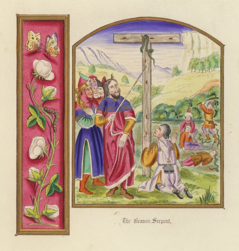 The Brazen Serpent by English School
