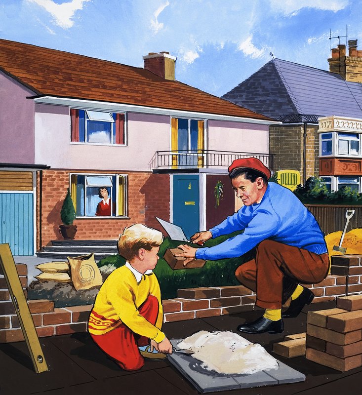 The Bricklayer by English School