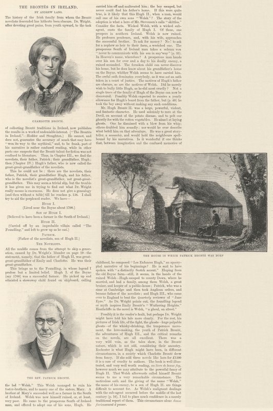 The Brontes in Ireland by English School