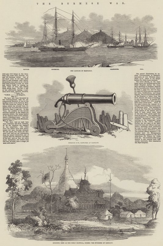 The Burmese War by English School