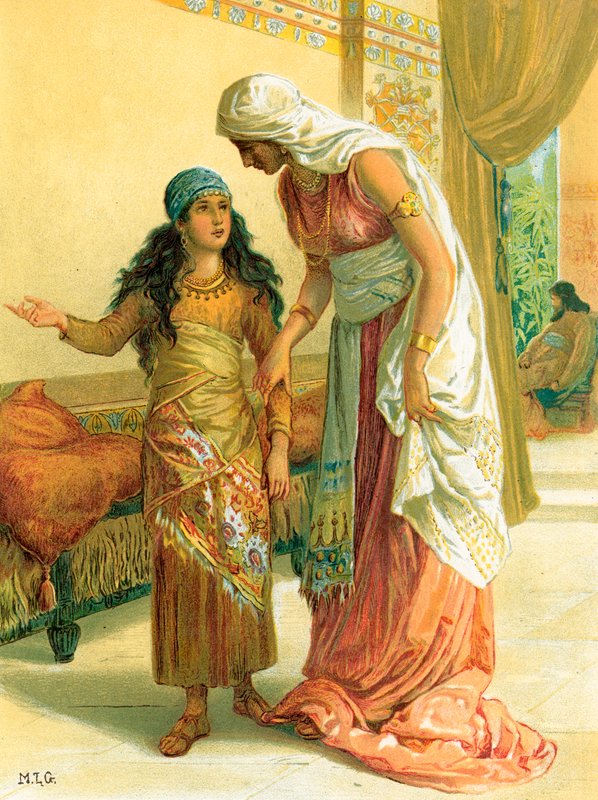 The Captive Maid by English School