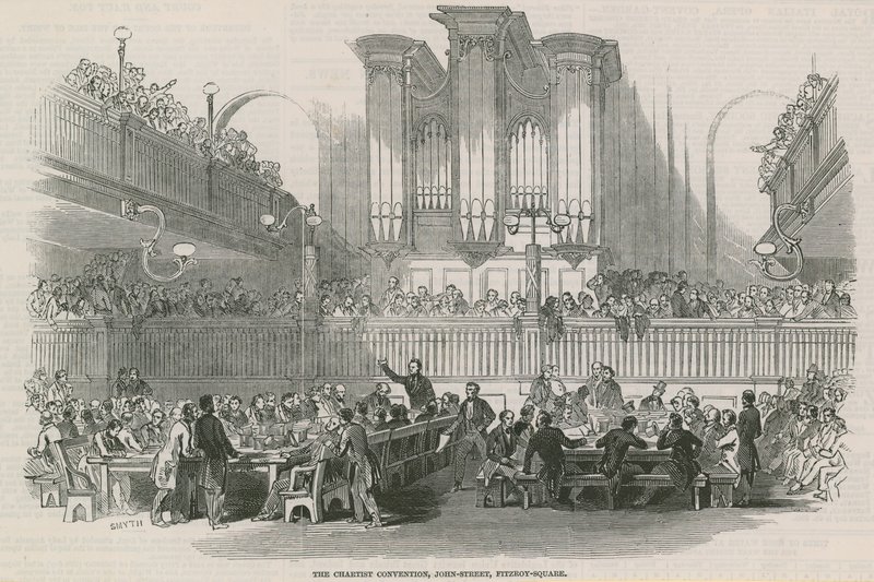 The Chartist Convention by English School