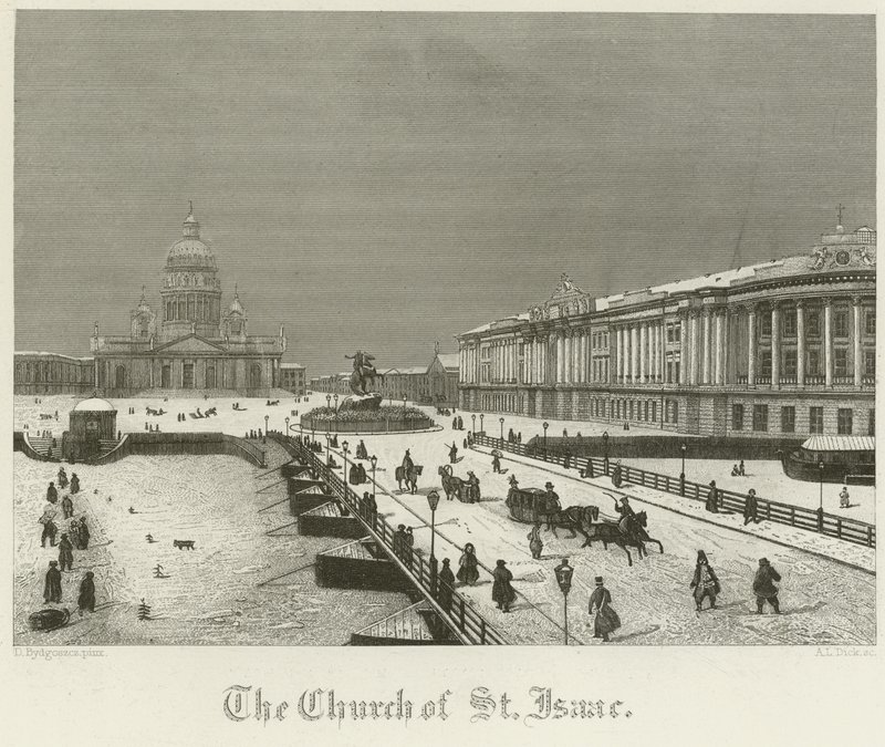 The Church of St. Isaac by English School