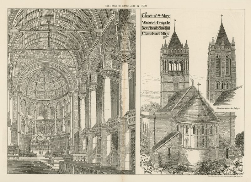 The Church of St Mary in Woolwich by English School