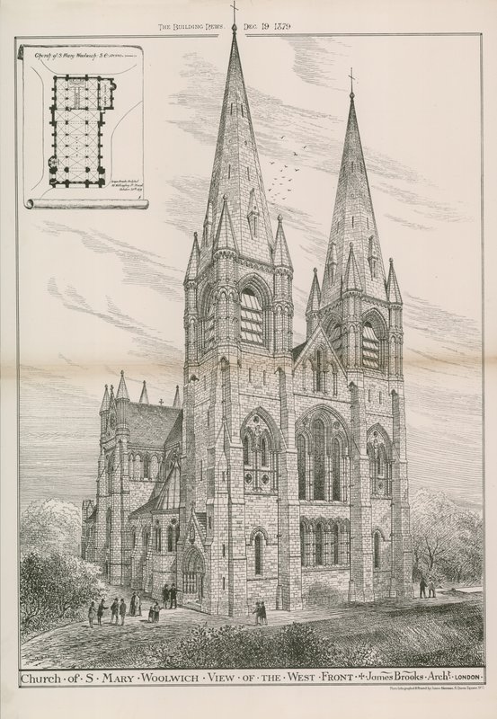 The Church of St Mary in Woolwich by English School