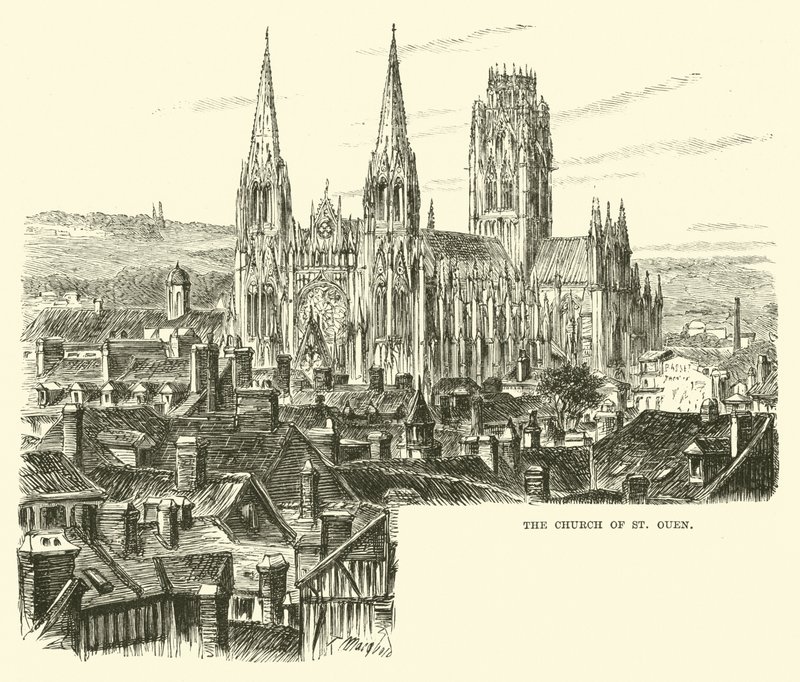 The Church of St Ouen by English School