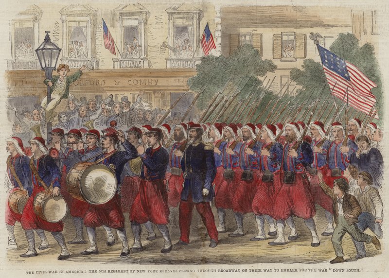 The Civil War in America by English School