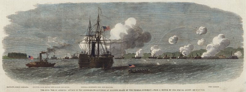 The Civil War in America by English School