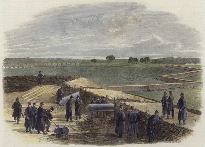 The Civil War in America by English School