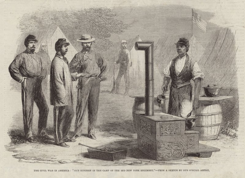 The Civil War in America by English School