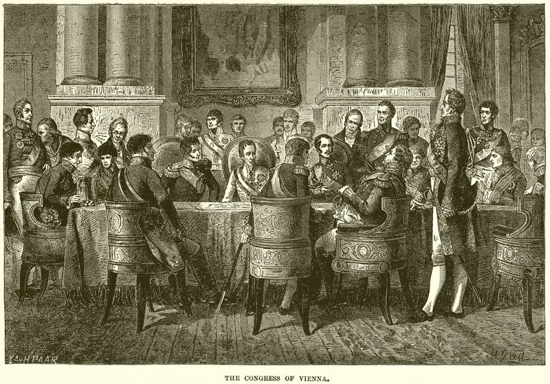 The Congress of Vienna by English School