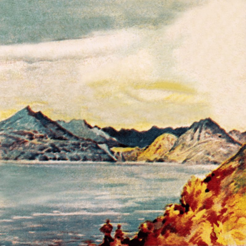 The Coolins or Cuillins of Skye by English School