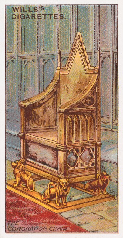 The Coronation Chair by English School