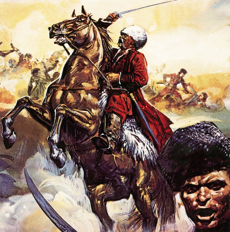 The Cossacks by English School