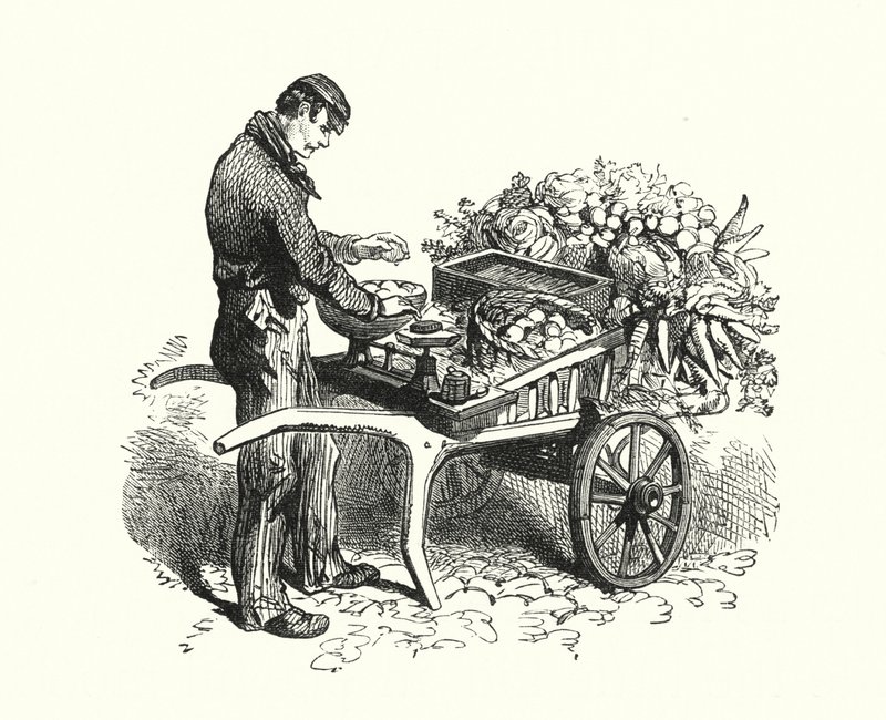 The Costermonger by English School