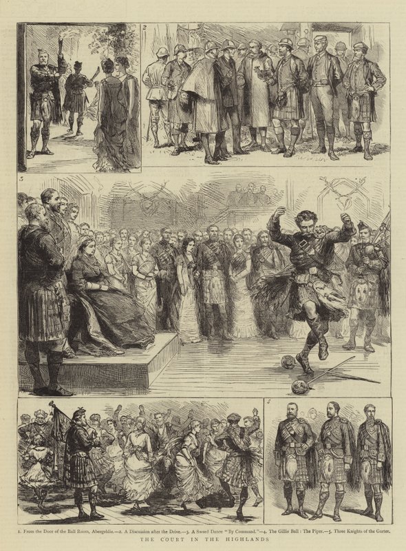 The Court in the Highlands by English School