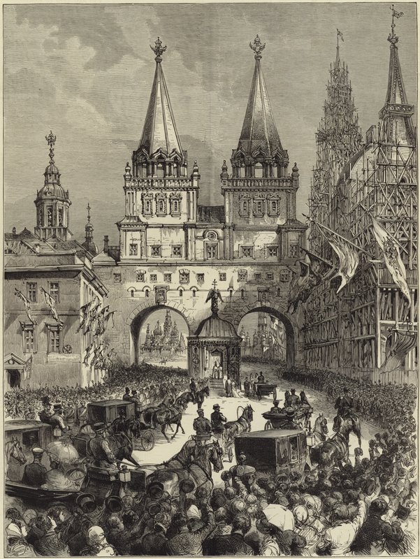 The Czar at Moscow by English School