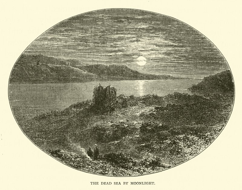 The Dead Sea by Moonlight by English School