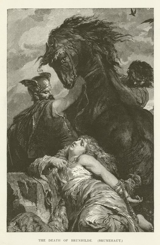 The Death of Brunhilde (Brunehaut) by English School