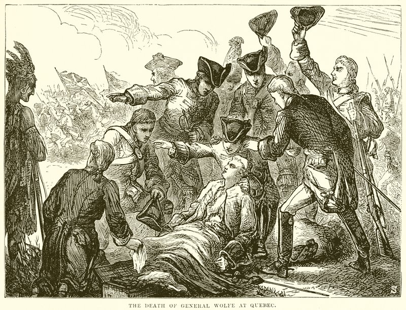 The Death of General Wolfe at Quebec by English School