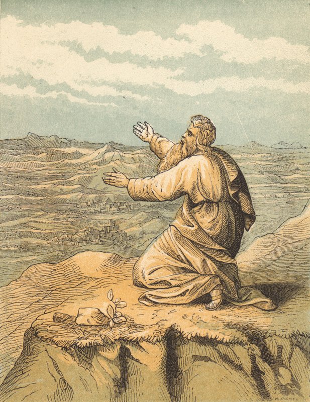 The Death of Moses by English School