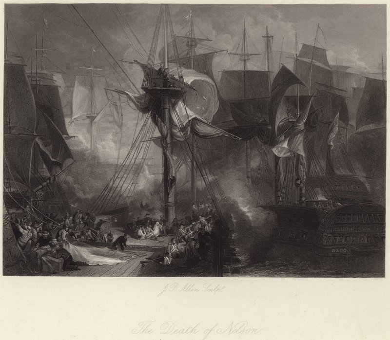 The Death of Nelson by English School