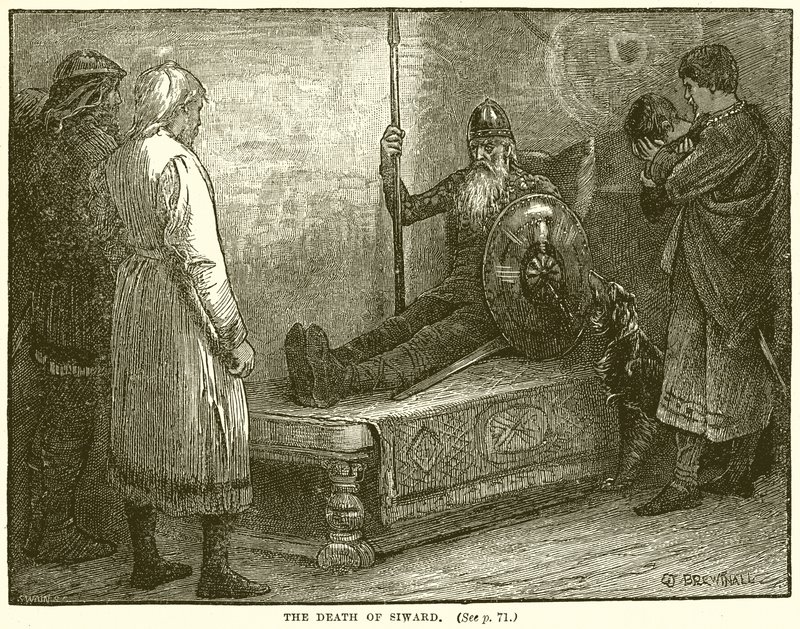 The Death of Siward by English School