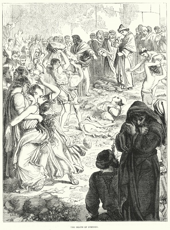 The Death of Stephen by English School