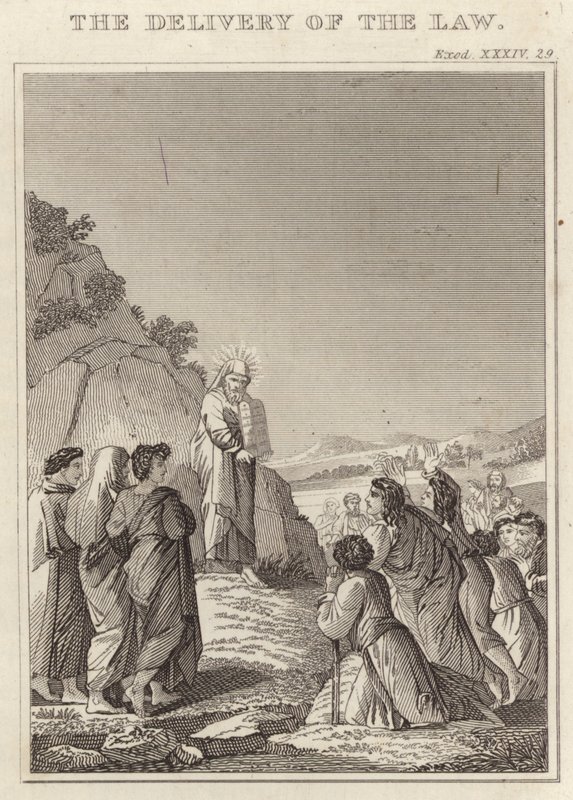 The Delivery of the Law by English School