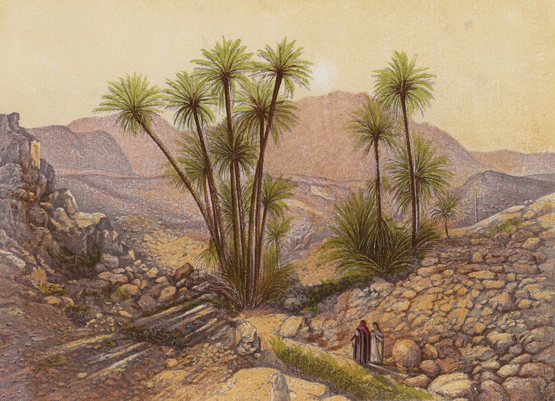 The Desert of Sinai by English School