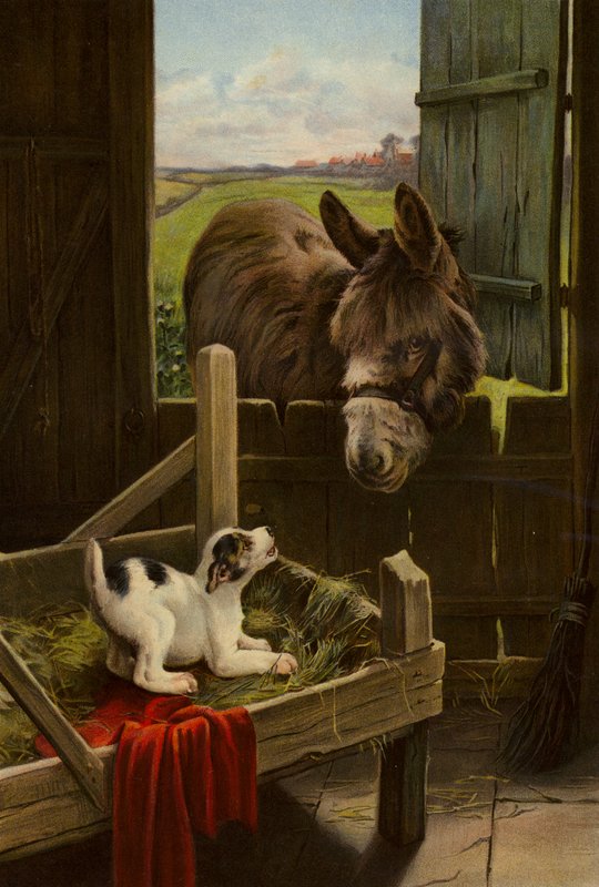 The Dog in the Manger by English School