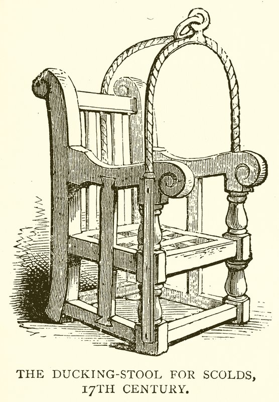 The Ducking-Stool for Scolds, 17th Century by English School
