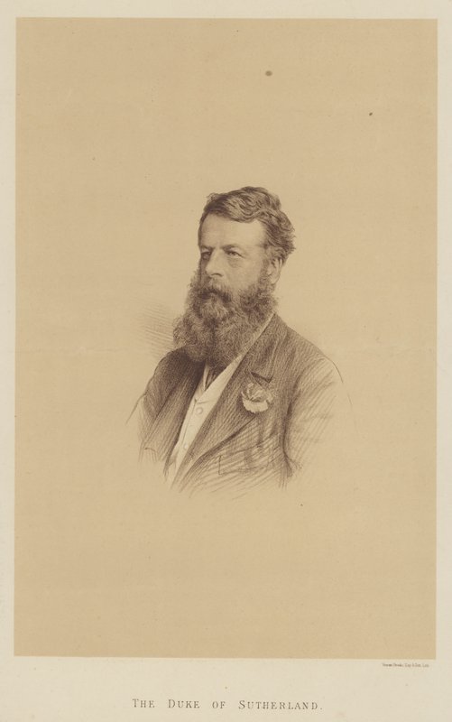 The Duke of Sutherland (litho) by English School