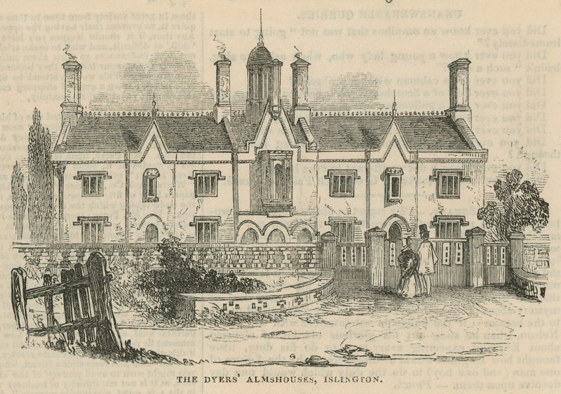 The Dyers Almshouses in Islington by English School