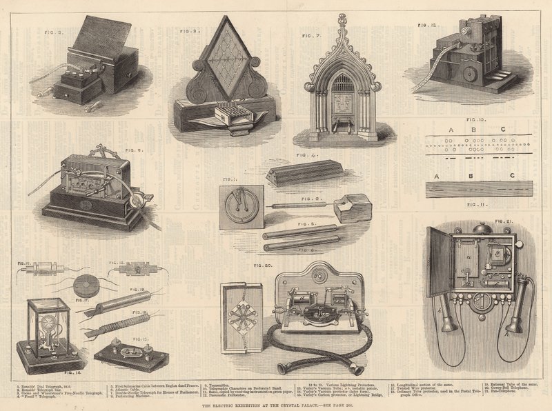 The Electric Exhibition at the Crystal Palace by English School