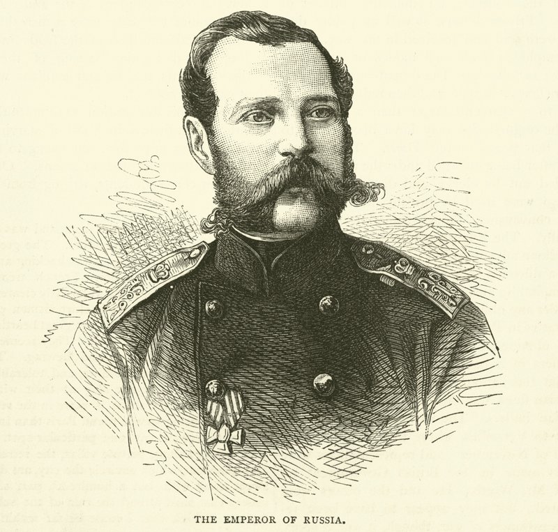 The Emperor of Russia, November 1870 by English School