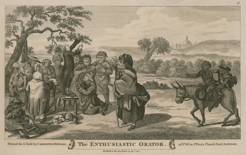 The Enthusiastic Orator by English School