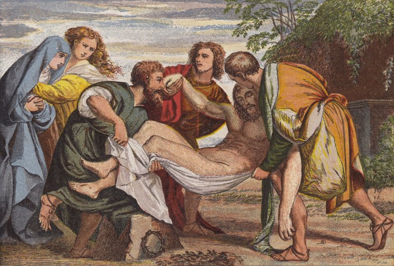 The Entombment by English School