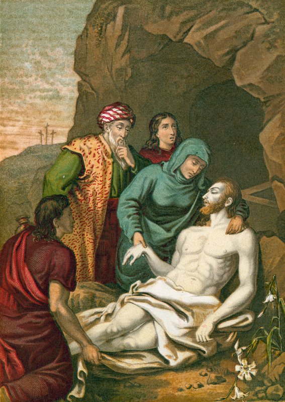 The Entombment by English School