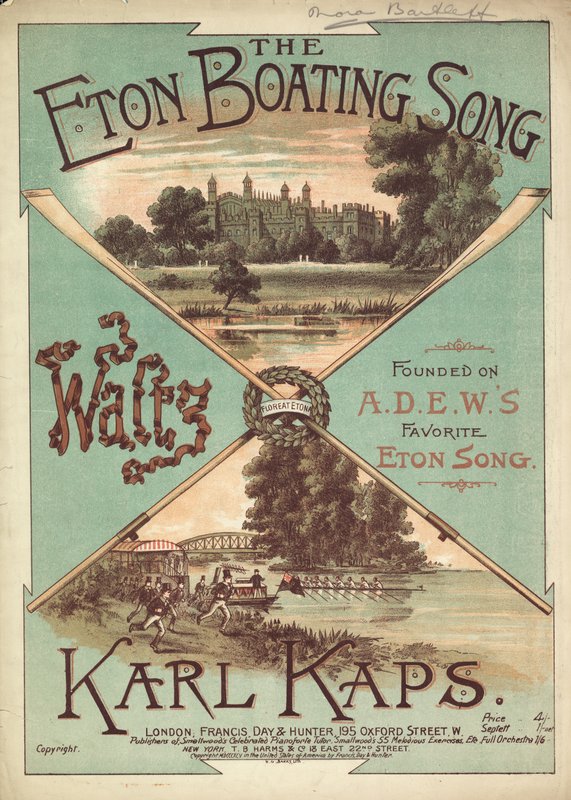 The Eton Boating Song by English School
