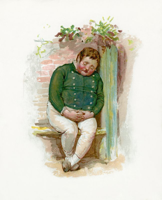 The Fat Boy, Pickwick Papers by English School